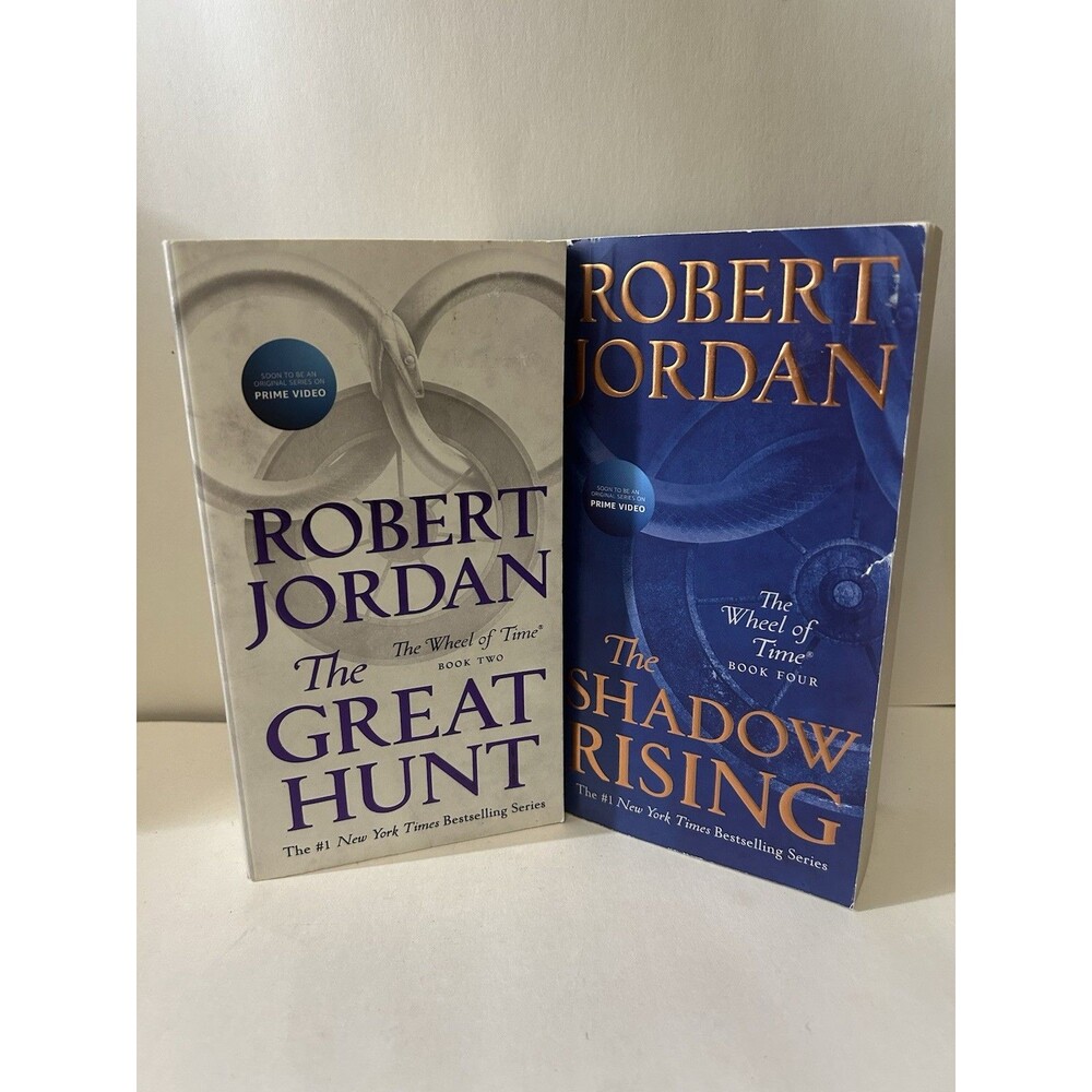 Robert Jordan Wheel of Time Books 2 & 4 Paperback Set (Tor Fantasy, English)
